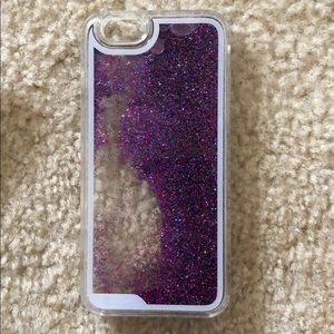 iphone 6 case, moving glitter